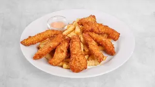 Pileći štapići u susamu u lepinji 250g