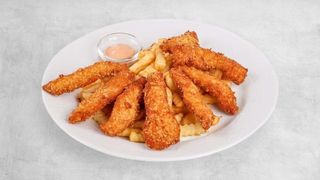 Pileći štapići u susamu u lepinji 250g