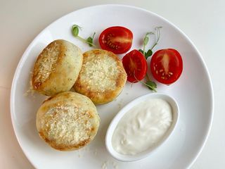 Сирники солоні з кропом