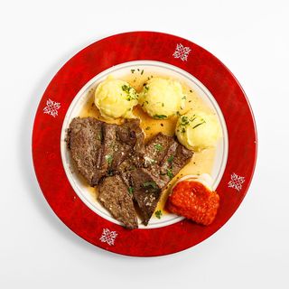 Jetrica sa žara s prilogom