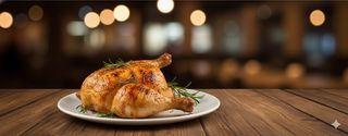 1/2 pollo asado