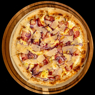 Pizza mozzarella. 
