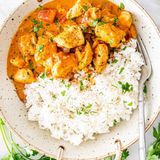 Butter pollo con arroz O pan