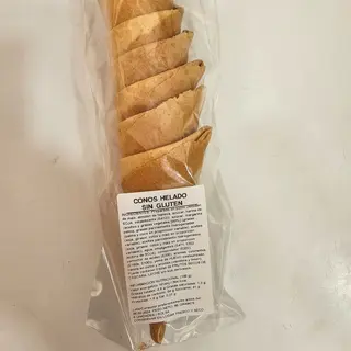 Paquete conos sin gluten