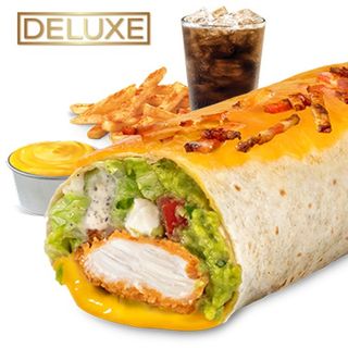 Menu Bacon Cheesy Chicken Burrito