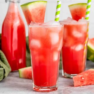 Watermelon and Pineapple Juice
