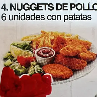 1 Nuggets de Pollo +ptata