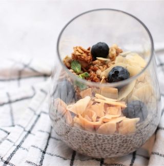 Кокосовый пудинг с чиа