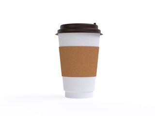 Iced Coffee With Caramel And Ice