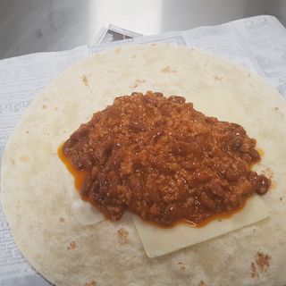 Burrito De Carne Con Queso