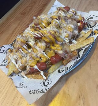 Salchi pa-pas carbonara