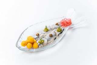 Оселедець матіас з картопляними кульками  