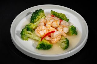 223. Gambas Con Brócoli