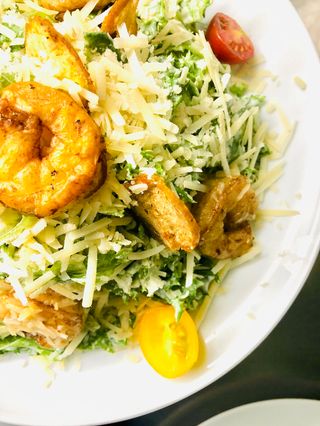 Caesar with shrimp