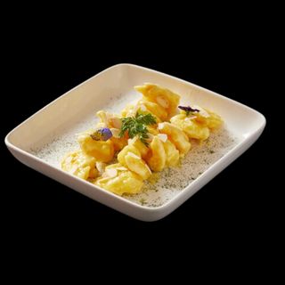 Gamberetti con salsa alla  senape(芥末虾球）