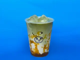 Mango Iced Matcha Latte