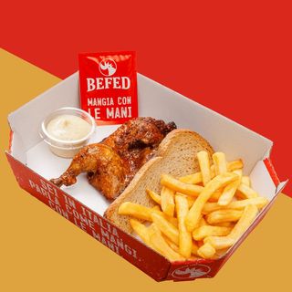 Mezzo galletto BEFED con patate