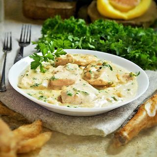 Курочка в горчично-сливочном соусе