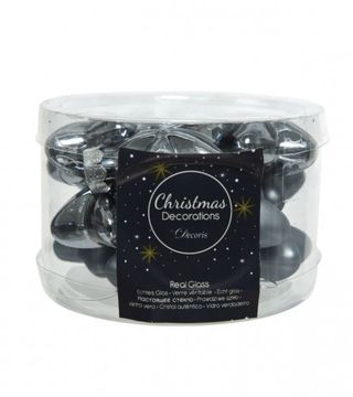 (209330) Ukras za jelku stakleni zvjezdica 2x4,5x4cm plava 12/1 12233