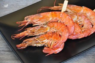 Gamberi alla piastra