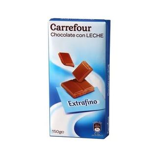Chocolate con Leche Extrafino Carrefour 150 Gr.