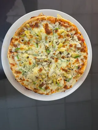 Pizza Hawaina Ternera (Mediana)