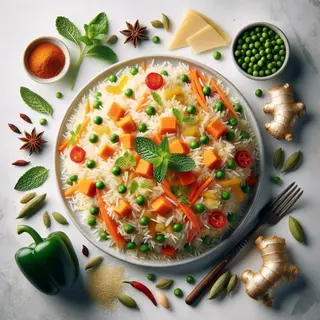 Vegetable biryani