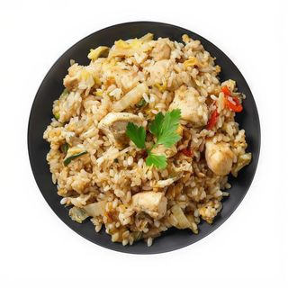 Arroz Frito Con Pollo