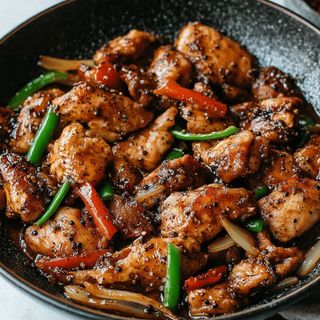 68D- Pollo pimienta negra