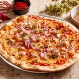 PIZZA FINA POLLO BARBECUE
