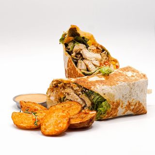 Burrito poulet mexicain 