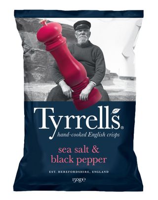 Tyrrells Sea Salt & Black Pepper 150g