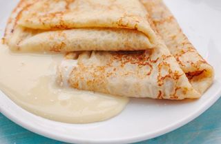 Блины со сгущенкой