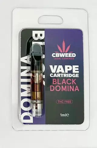 Cartucho HPC + CBD Black Domina - 1ml PRECIO PROMO