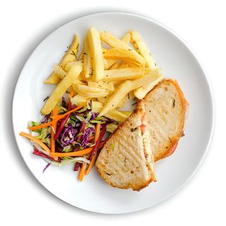 Pesto Caprese Melt Sandwich