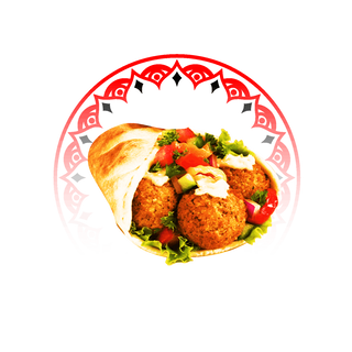 Pita wegetariańska mega