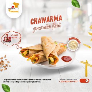 CHAWARMA AVEC FRITES