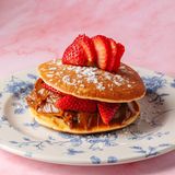 Dorayaki Dulce de Leche y Fresa