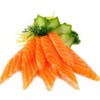 85 Sashimi de salmón (8 pza)