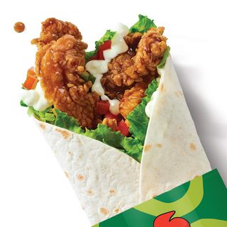 Sticky BBQ Chicken Wrap