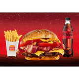 Menú Duo Bacon Cheddar Grande (1 Carne)
