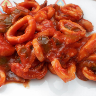 Calamares Con Tomate frito