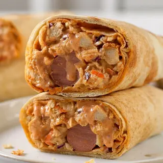 Beef-Suya Shawarma