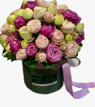 ჯუჯა ვარდების კომპოზიცია