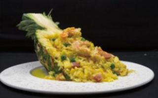 Riso con ananas