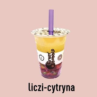 Napój liczi - cytryna