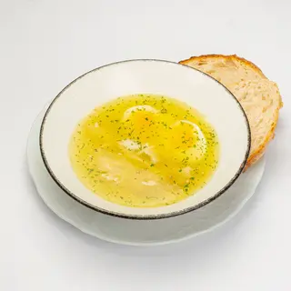 Суп куриный с домашней лапшой