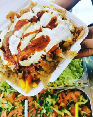 Chicken na talerzu duży
