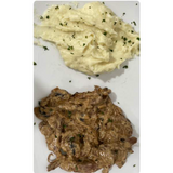 EMINCE DE BEAUF A LA CRÈME ET CHAMPIGNONS 