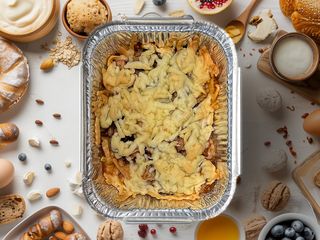 Пирог песочный с яблоком и корицей